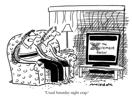 'Usual Saturday night crap.'