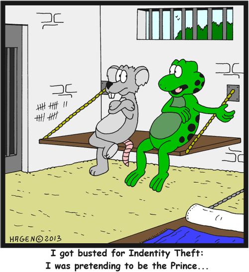 'I got busted for Identity Theft: I was pretending to be the Prince...'