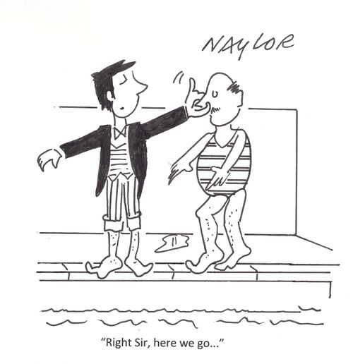 'Right Sir, here we go...'