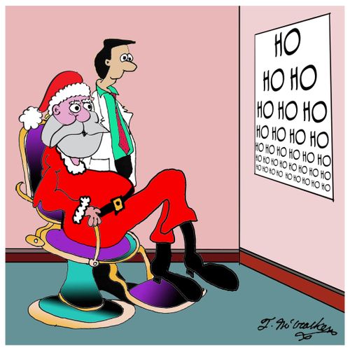 Santa at The Eye Doctor.