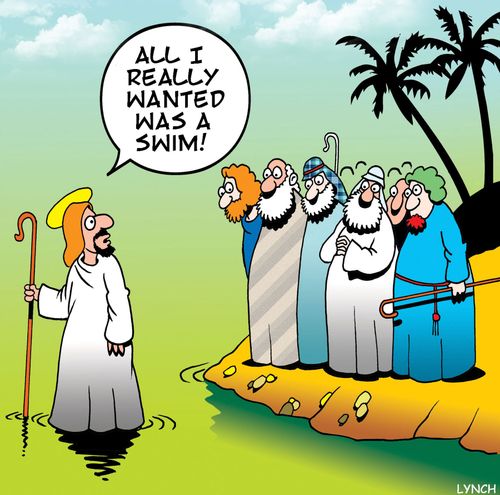 'All I really wanted was a swim!'