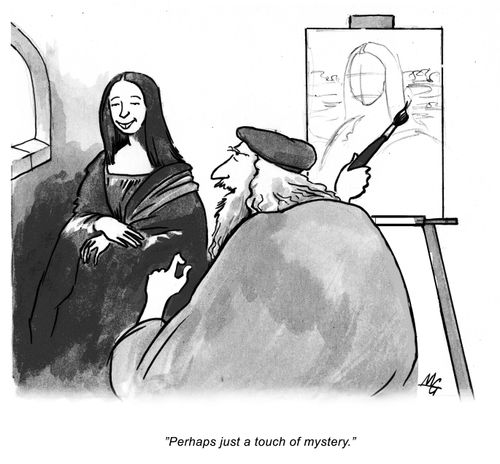 'Perhaps just a touch of mystery.'
