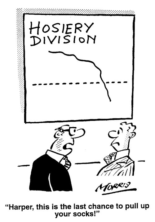 Hosiery Division - ...This is your last chance to pull up your socks!
