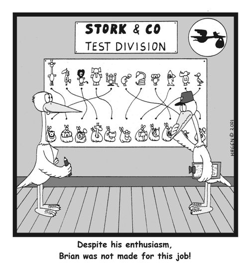 'Despite his enthusiasm, Brian was not made for this job!'