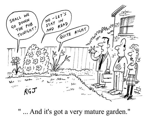 ...and it's got a very mature garden
