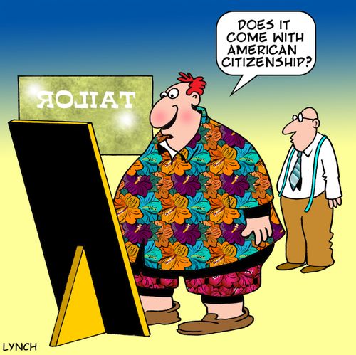 'Does it come with American citizenship?'