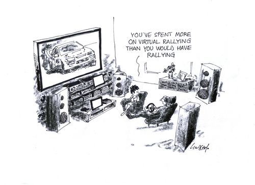'You've spent more on virtual rallying than you would have rallying.'