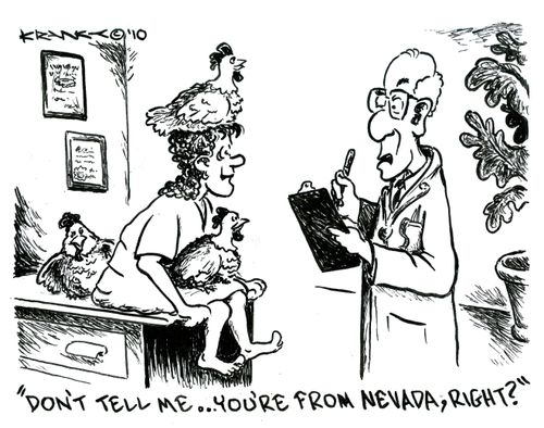 'Don't tell me... you're from Nevada, right?'
