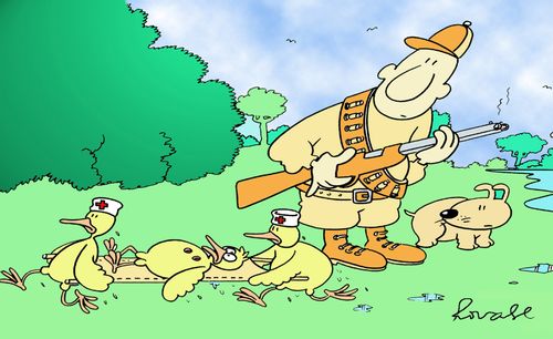 Duck paramedics.