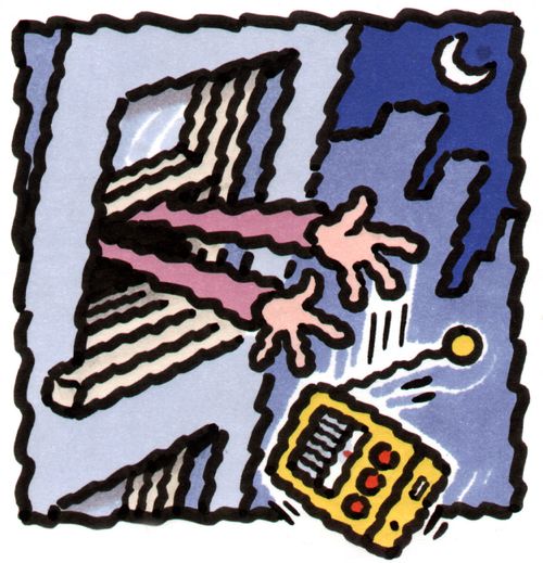 Feelings towards radios - Hands throwing a radio out of a window
