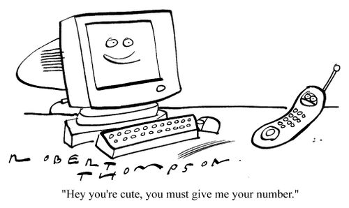"Hey, you're cute, you must give me your number."