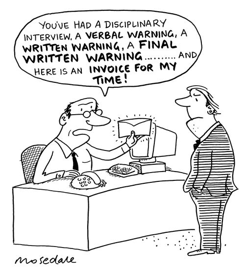 "...and here is an invoice for my time!"