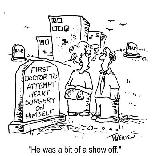 "He was a bit of a show-off."