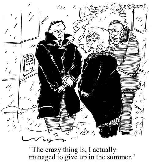 "The crazy thing is I actually managed to give up in the summer"