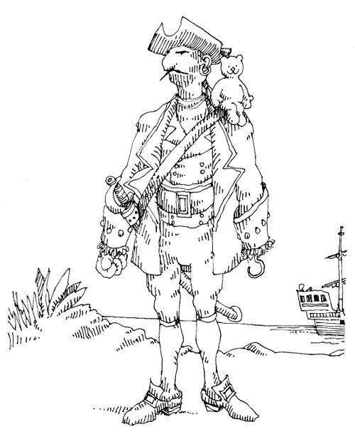 Pirate with Teddy instead of Parrot