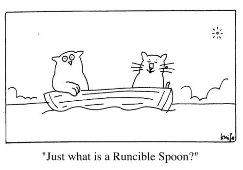 "Just what is a runcible spoon?"