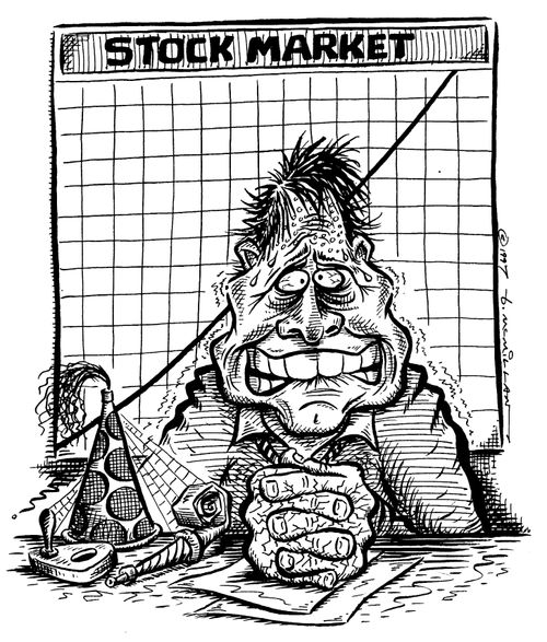 Stock market worries.
