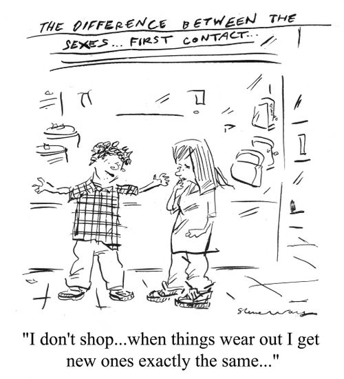 'The difference between the sexes...First Contact...'