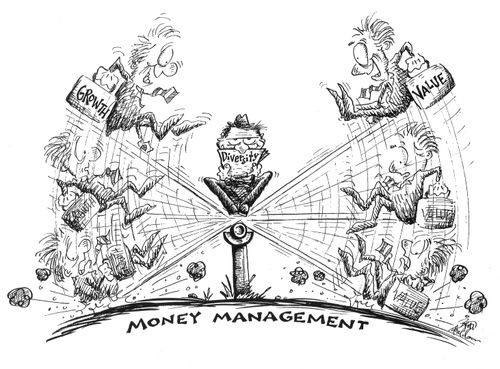 Money mangagement see-saw.