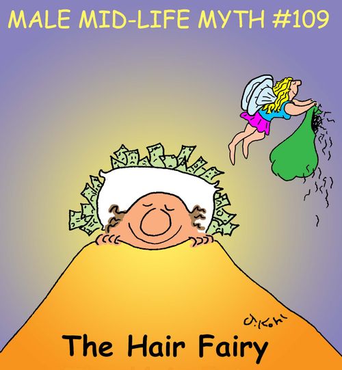 Male Mid-Life Myth--The Hair Fairy