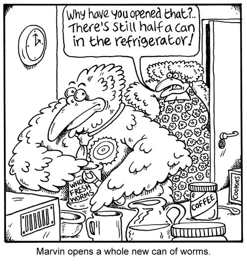 Marvin opens a whole new can of worms.