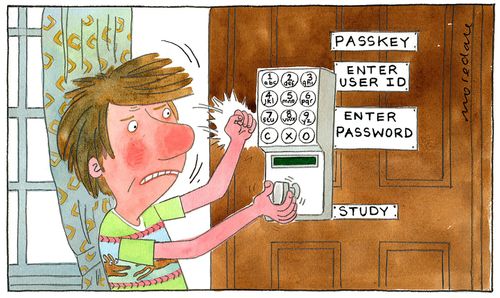 Password and Passkey Security.