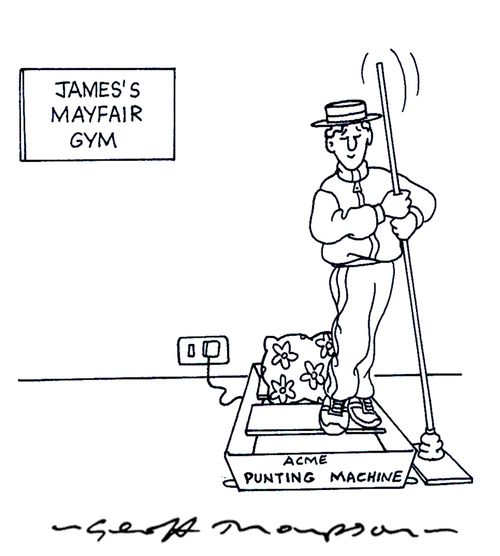 James's Mayfair Gym - Punting Machine.