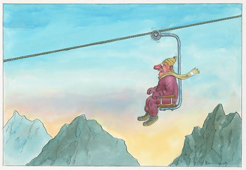 Ski lift.