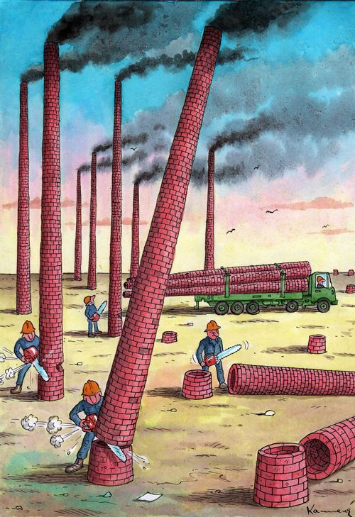Factory Deforestation.