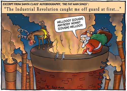 Santa Confronts the Industrial Age.