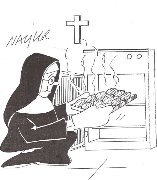 The Nun and Hot Cross Buns