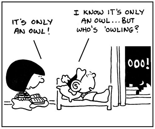 'It's only an owl.'
