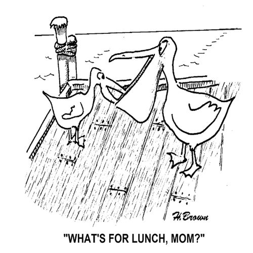 'What's for lunch, mom?'