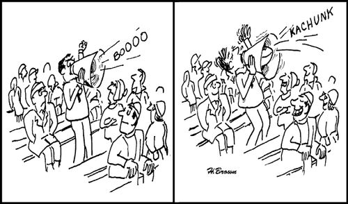 Justice for a heckler.