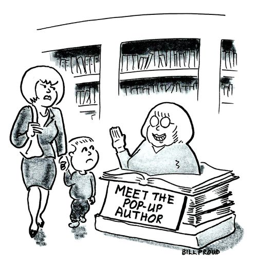 Meet the pop-up author.