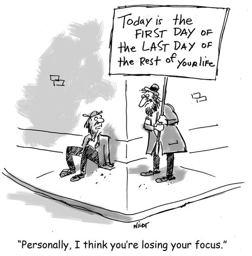 'Personally, I think you're losing your focus.'