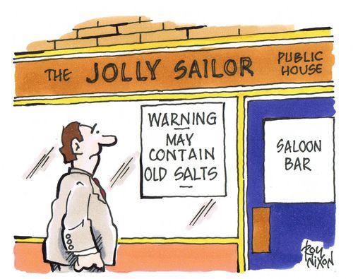 Jolly Sailor - Warning: May contain old salts.