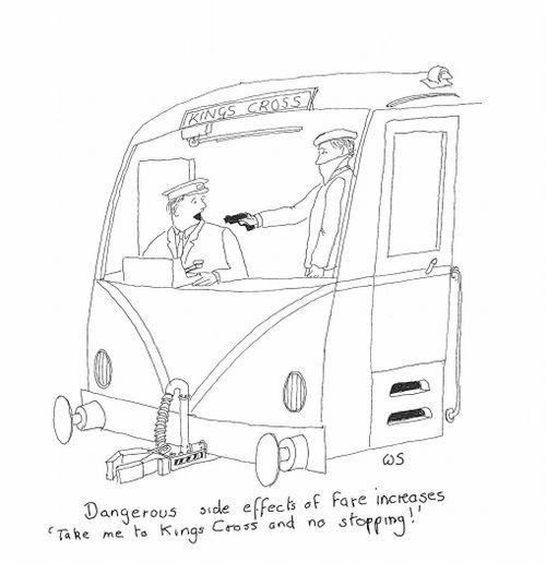 Dangerous side effects of fare increases: 'Take me to Kings Cross and no stopping!'