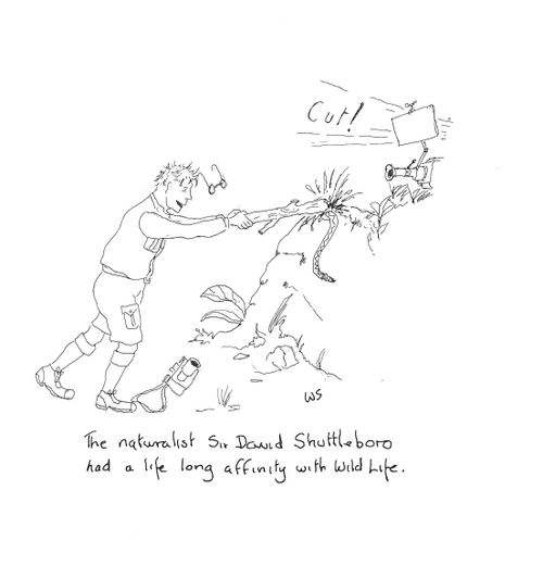 The naturalist Sir David Shuttleboro had a life long affinity with wild life.