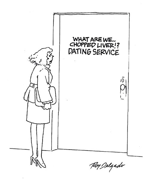 What are we... chopped liver!? Dating service.