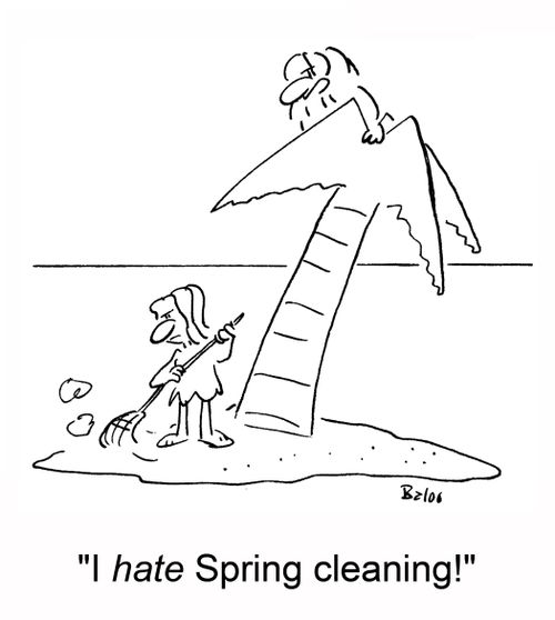 'I HATE Spring cleaning!'