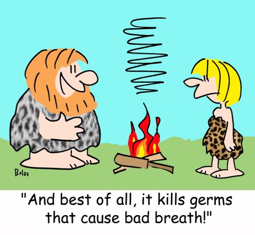 'And best of all, it kills germs that cause bad breath!'