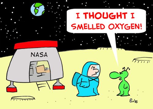 NASA, 'I thought I smelled oxygen!'