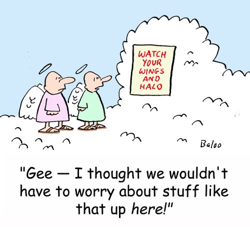 'Gee -- I thought we wouldn't have to worry about stuff like that up here!'