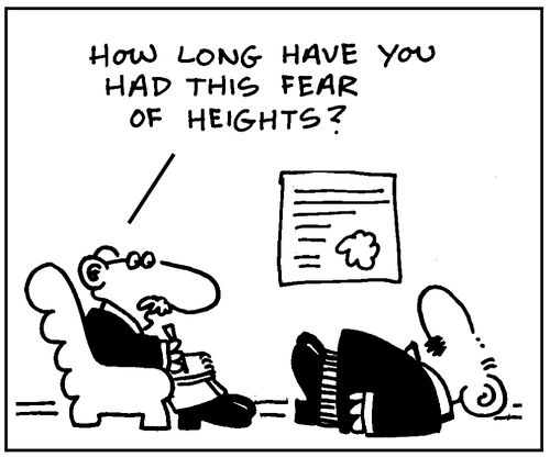 How long have you had this fear of heights?