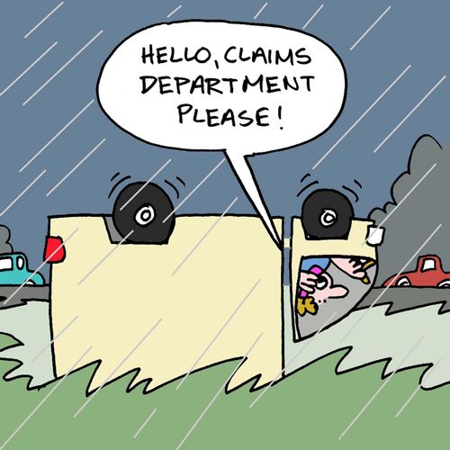 Hello, claims department please!