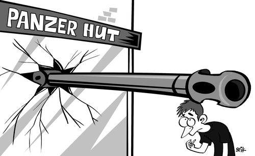 Panzer Hut.