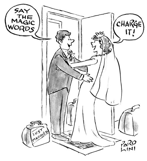 'Say the magic words!' 'Charge it!'