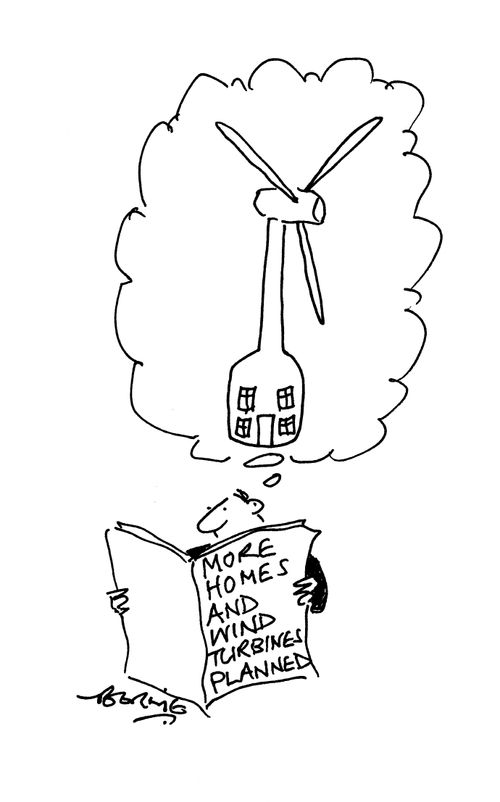'More homes and wind turbines planned.'