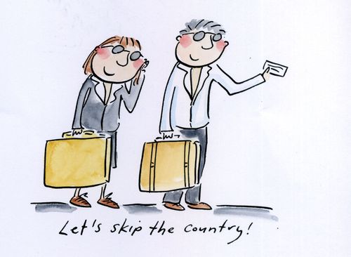 Let's skip the country!